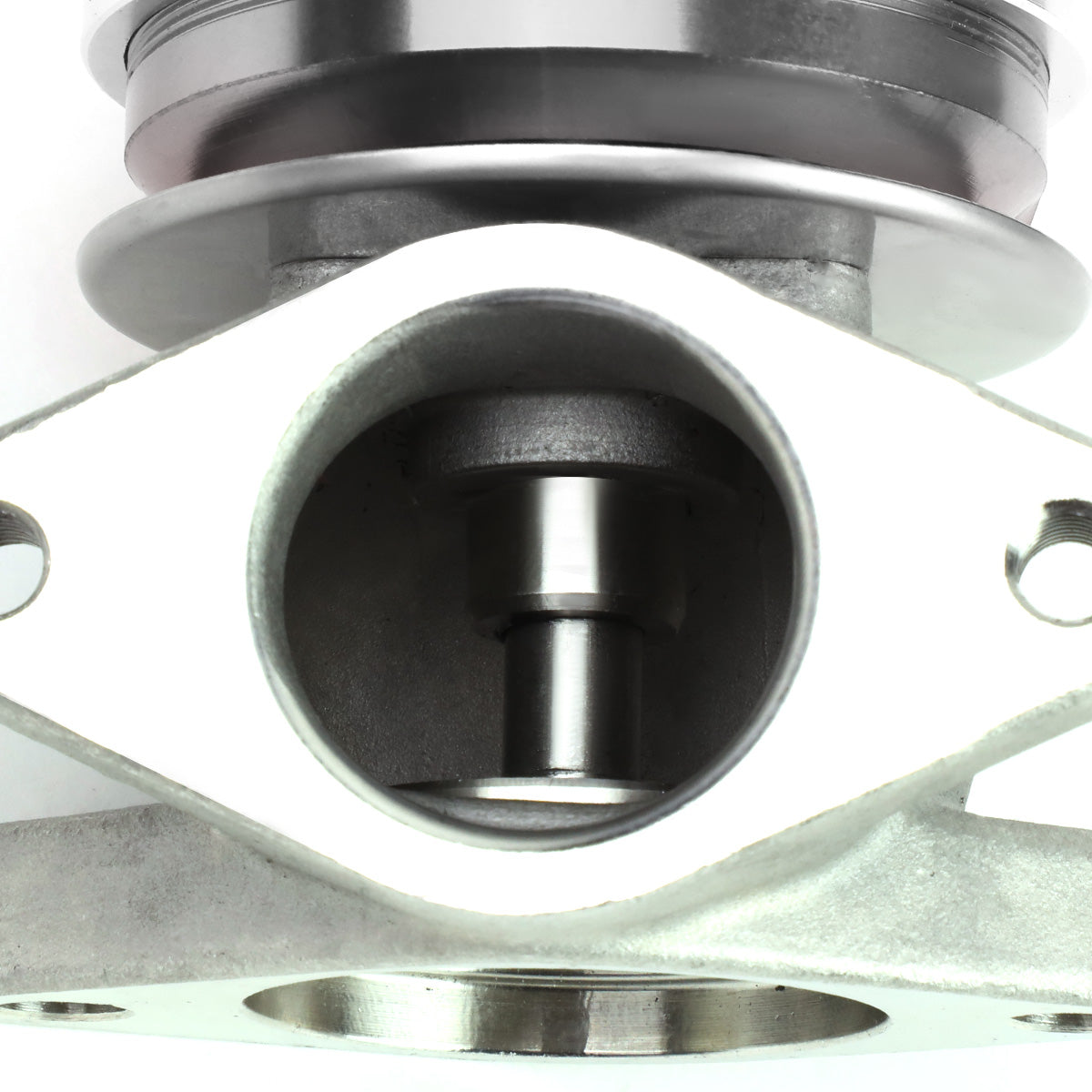 VALVULA DE ALIVIO WASTEGATE - 38MM - CAST STEEL - SHORTY - V-BAND - 14PSI - SILVER