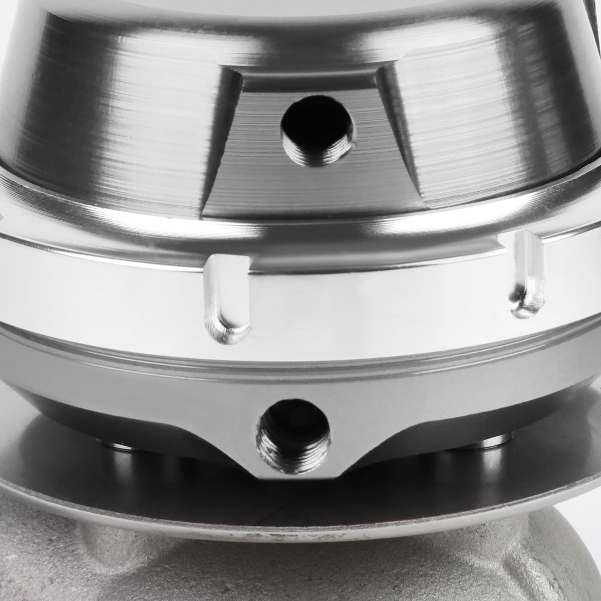 VALVULA DE ALIVIO WASTEGATE - 38MM - CAST STEEL - SHORTY - V-BAND - 14PSI - SILVER