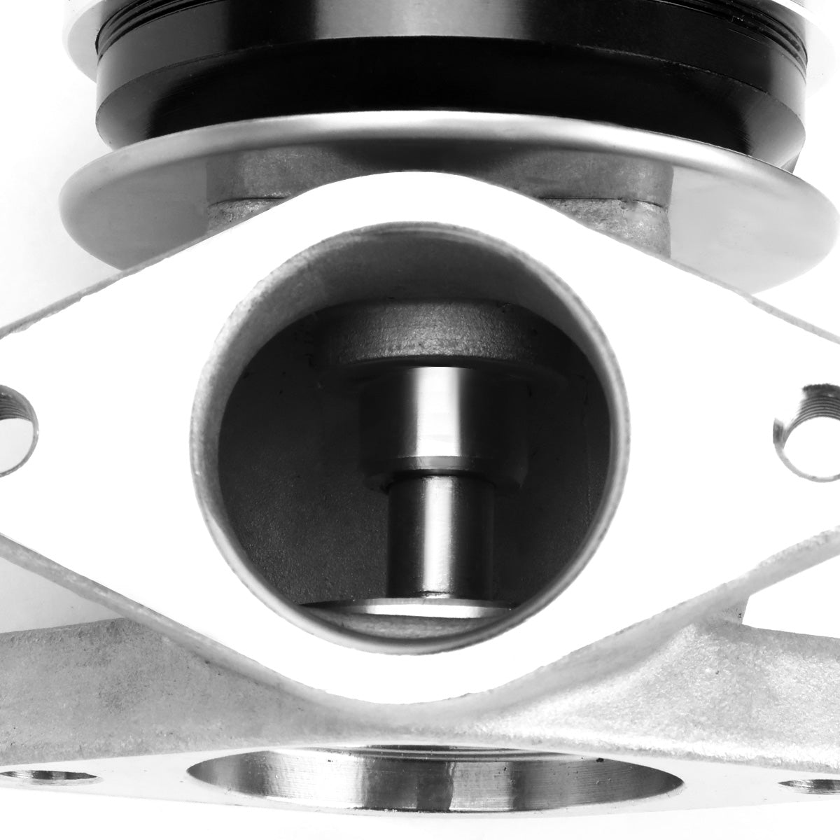 VALVULA DE ALIVIO WASTEGATE - 38MM - CAST STEEL - TALL - V-BAND - 14PSI - BLACK