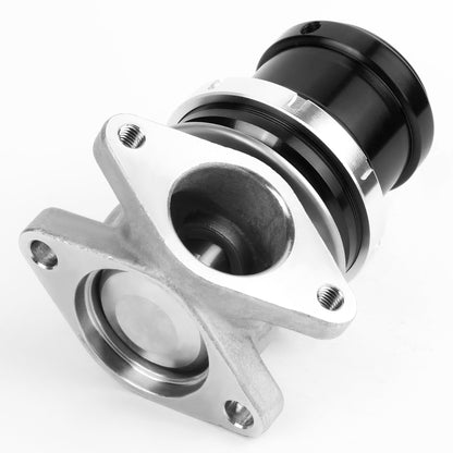 VALVULA DE ALIVIO WASTEGATE - 38MM - CAST STEEL - TALL - V-BAND - 14PSI - BLACK
