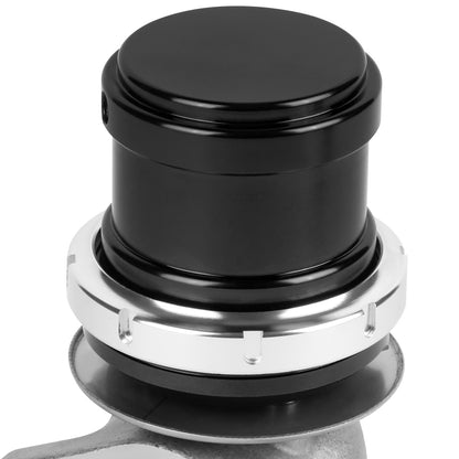 VALVULA DE ALIVIO WASTEGATE - 38MM - CAST STEEL - TALL - V-BAND - 14PSI - BLACK