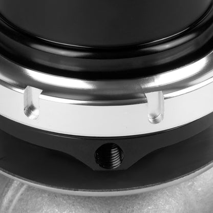 VALVULA DE ALIVIO WASTEGATE - 38MM - CAST STEEL - TALL - V-BAND - 14PSI - BLACK