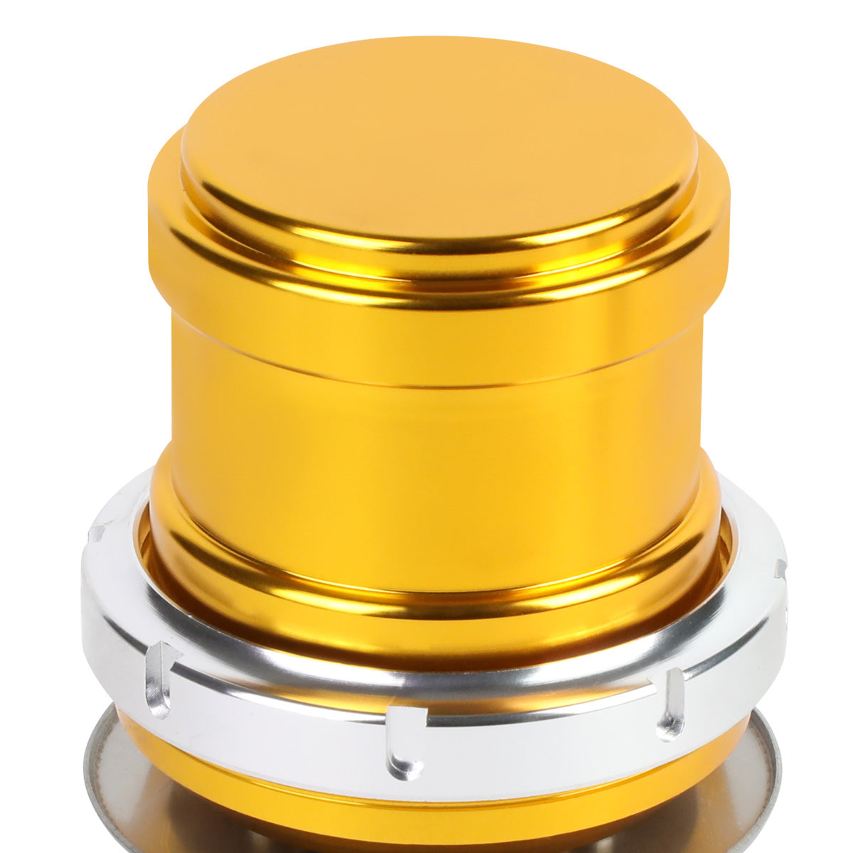 VALVULA DE ALIVIO WASTEGATE - 38MM - CAST STEEL - TALL - V-BAND - 14PSI - GOLD