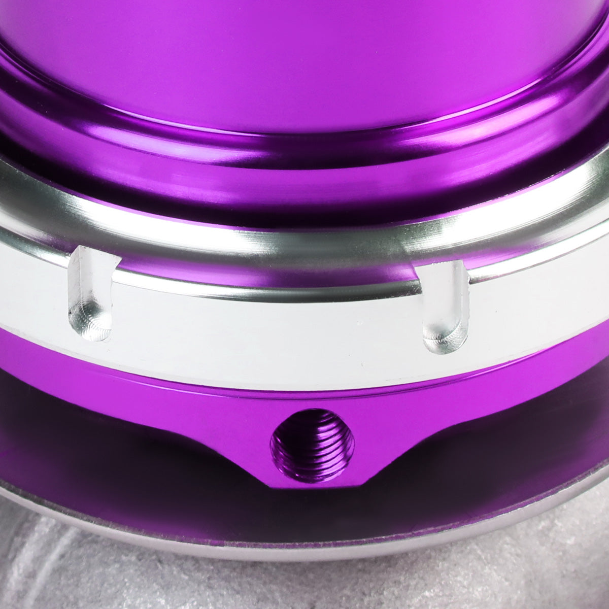 VALVULA DE ALIVIO WASTEGATE - 38MM - CAST STEEL - TALL - V-BAND - 14PSI - PURPLE