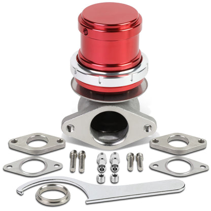 VALVULA DE ALIVIO WASTEGATE - 38MM - CAST STEEL - TALL - V-BAND - 14PSI - RED