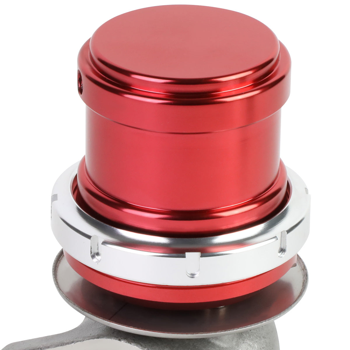 VALVULA DE ALIVIO WASTEGATE - 38MM - CAST STEEL - TALL - V-BAND - 14PSI - RED