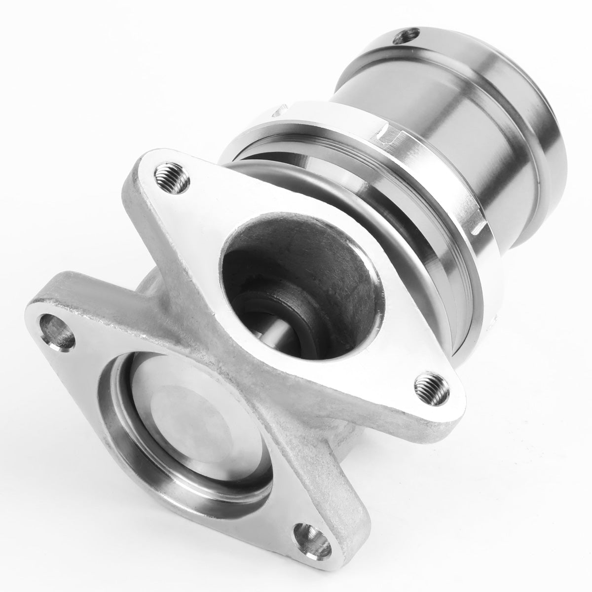 VALVULA DE ALIVIO WASTEGATE - 38MM - CAST STEEL - TALL - V-BAND - 14PSI - SILVER