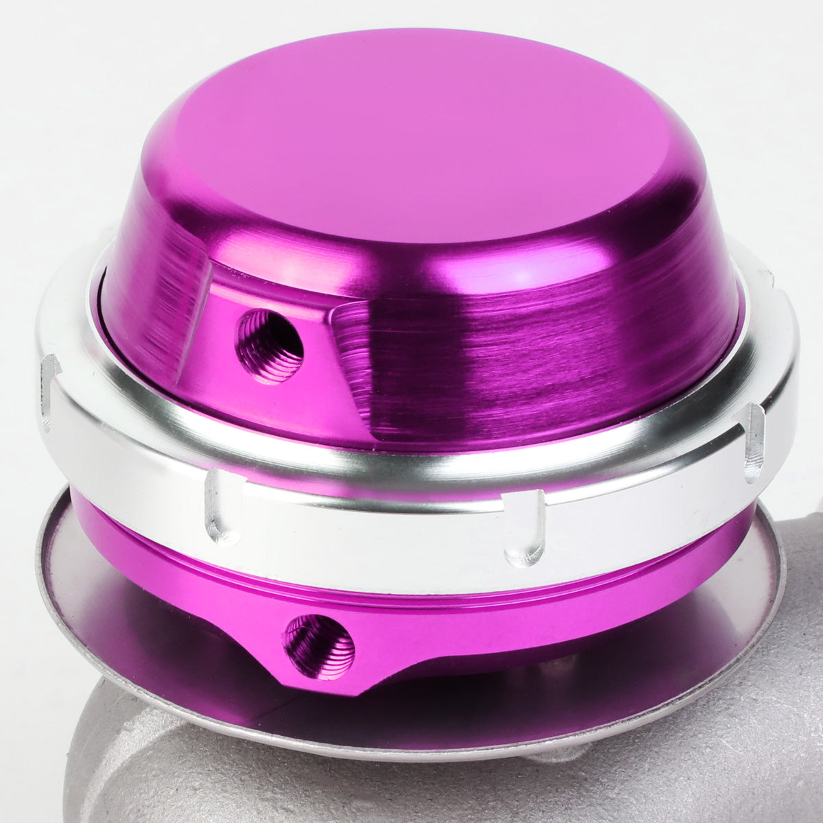 VALVULA DE ALIVIO WASTEGATE - 40MM - CAST STEEL - SHORT - V-BAND - 14PSI - PURPLE