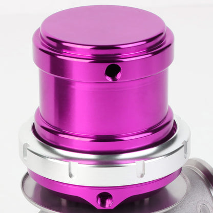 VALVULA DE ALIVIO WASTEGATE - 40MM - CAST STEEL - TALL - V-BAND - 14PSI - PURPLE