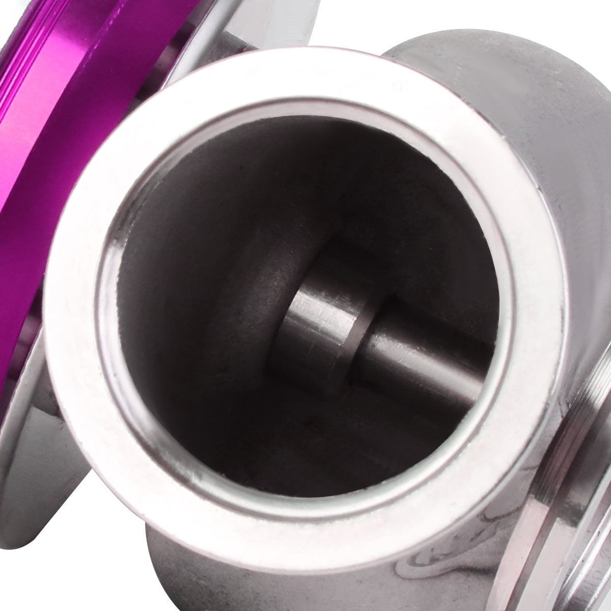 VALVULA DE ALIVIO WASTEGATE - 40MM - CAST STEEL - TALL - V-BAND - 14PSI - PURPLE