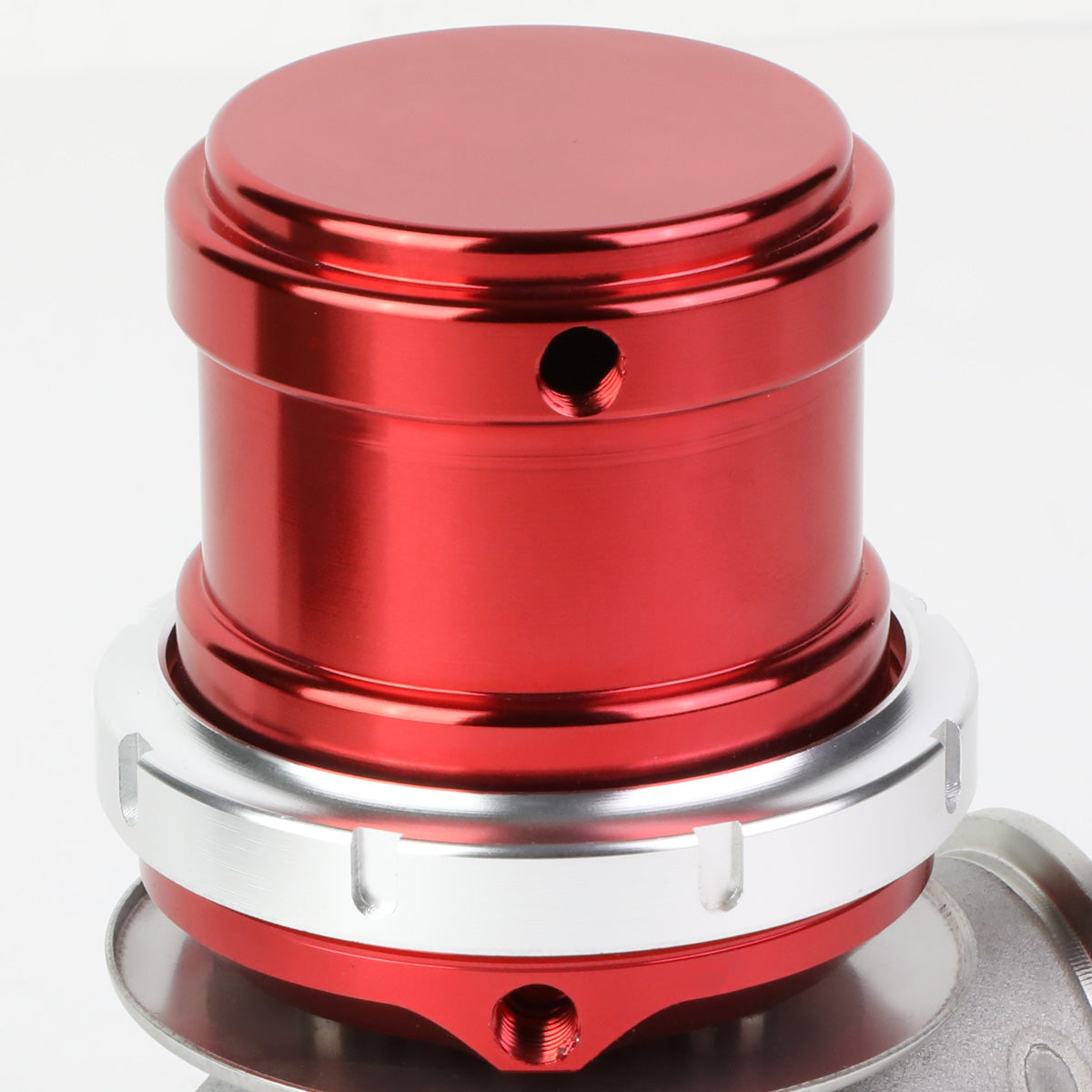VALVULA DE ALIVIO WASTEGATE - 40MM - CAST STEEL - TALL - V-BAND - 14PSI - RED