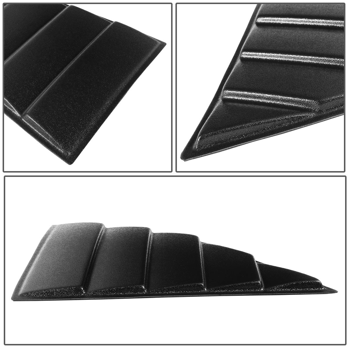 PERSIANA TRASERA SIDE WINDOW LOUVER - 08-19 DODGE CHALLENGER - 2PCS - BLACK
