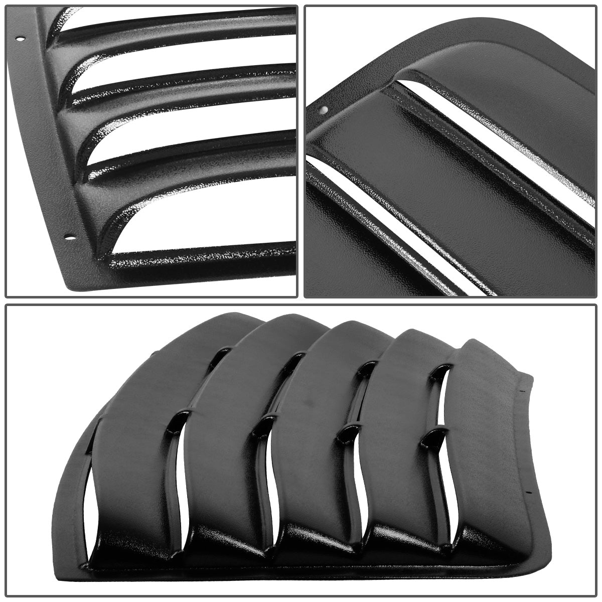 PERSIANA TRASERA REAR WINDOW LOUVER - 08-19 DODGE CHALLENGER - 1PC - BLACK