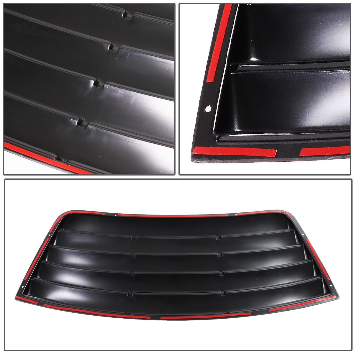 PERSIANA TRASERA REAR WINDOW LOUVER - 08-19 DODGE CHALLENGER - 1PC - BLACK