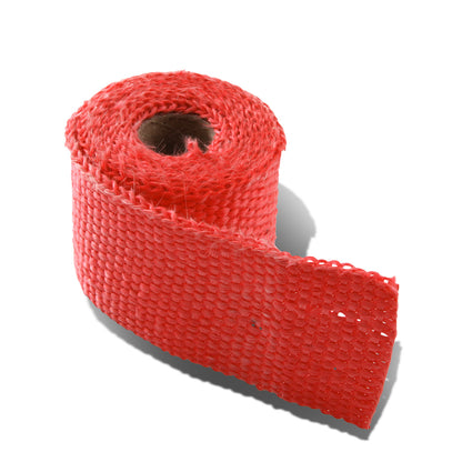 PROTECTOR HEADERS EXHAUST HEAT WRAP - TYPE-1 - 5 FEET - 2" X 1/16" X 5' - RED