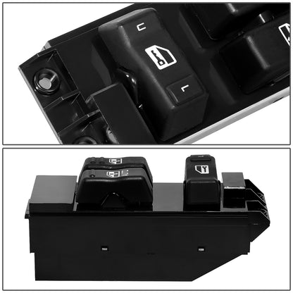 INTERRUPTOR ELEVADOR ELECTRICO 99-02 CHEVY SILVERADO 1500, 2500, 3500, GMC SIERRA 1500, 2500, 3500 - DRIVER SIDE - BLACK