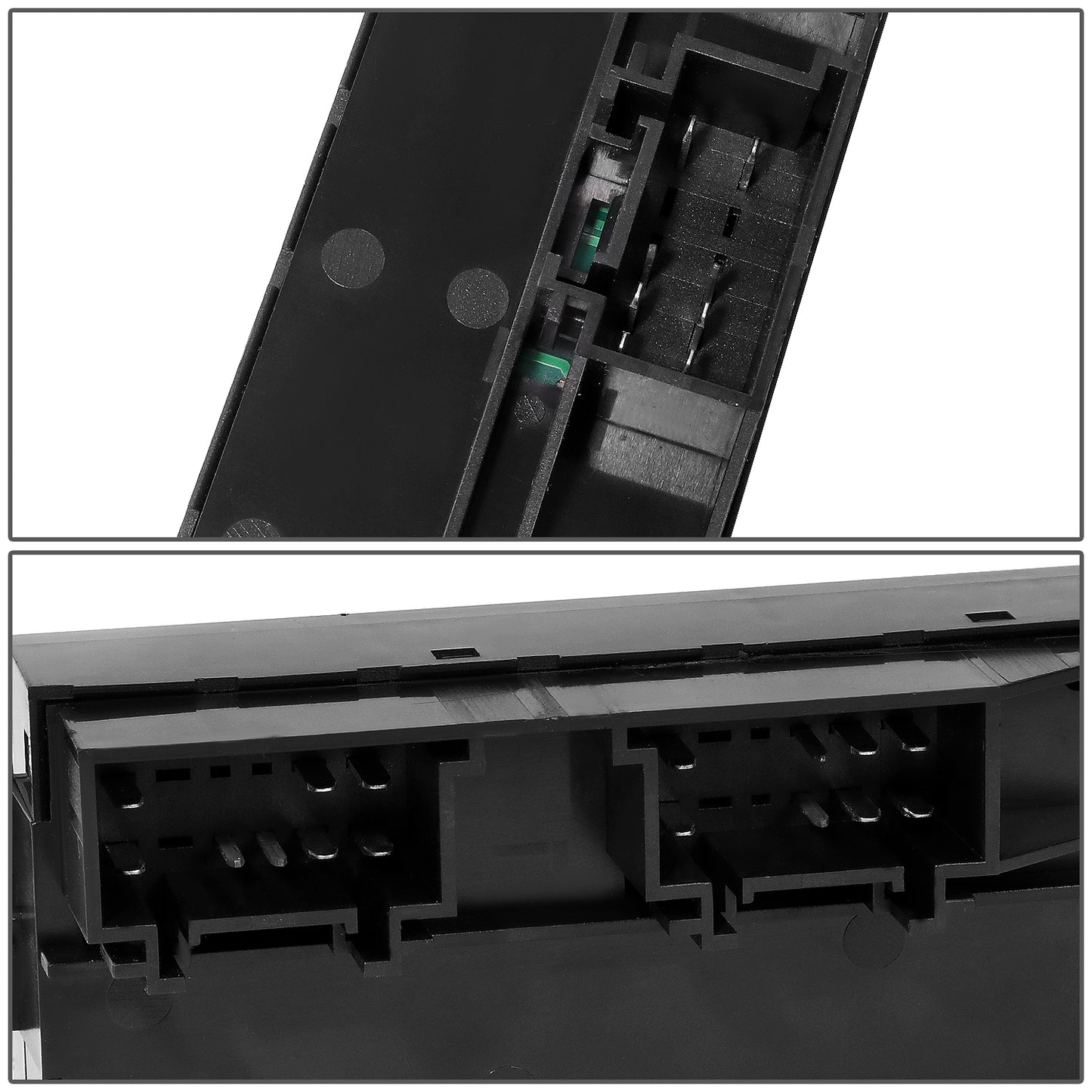 INTERRUPTOR ELEVADOR ELECTRICO 99-02 CHEVY SILVERADO 1500, 2500, 3500, GMC SIERRA 1500, 2500, 3500 - DRIVER SIDE - BLACK