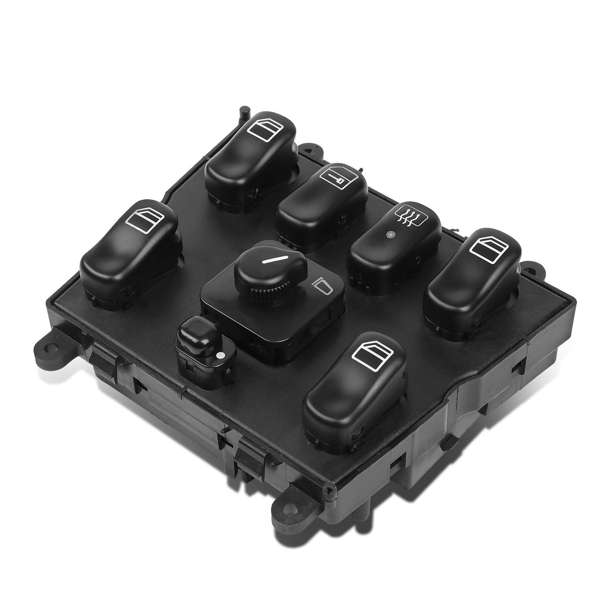 INTERRUPTOR ELEVADOR ELECTRICO 98-03 MERCEDES-BENZ ML320 / 99-01 MERCEDES-BENZ ML430 / 02-03 MERCEDES-BENZ ML500, ML55 - FRONT CENTER - BLACK