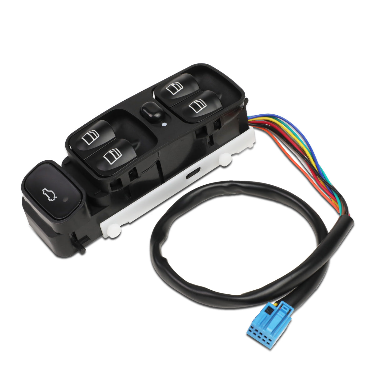 INTERRUPTOR ELEVADOR ELECTRICO 05-07 MERCEDES-BENZ C230 / 01-05 MERCEDES-BENZ C240 / 06-07 MERCEDES-BENZ C280 / 02-04 MERCEDES-BENZ C32 / 01-04 MERCEDES-BENZ C320 / 06-07 MERCEDES-BENZ C350 / 05-06 MERCEDES-BENZ C55 - DRIVER SIDE - BLACK