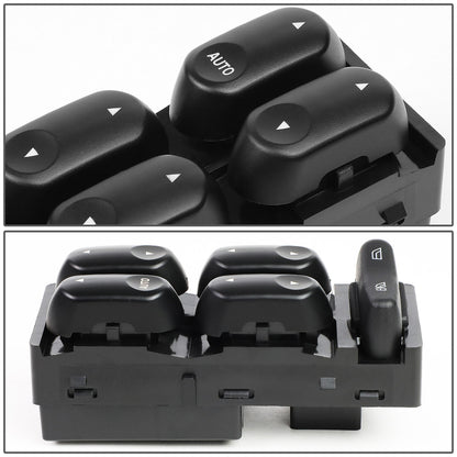INTERRUPTOR ELEVADOR ELECTRICO 00-07 FORD TAURUS / 00-05 MERCURY SABLE - DRIVER SIDE - BLACK