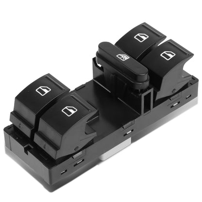 INTERRUPTOR ELEVADOR ELECTRICO 09-17 VOLSKWAGEN CC, VOLKSWAGEN TIGUAN / 10-13 VOLKSWAGEN GOLF / 07-13 VOLKSWAGEN GTI / 05-17 VOLKSWAGEN JETTA / 06-17 VOLKSWAGEN PASSAT / 06-09 VOLKSWAGEN RABBIT - DRIVER SIDE - BLACK