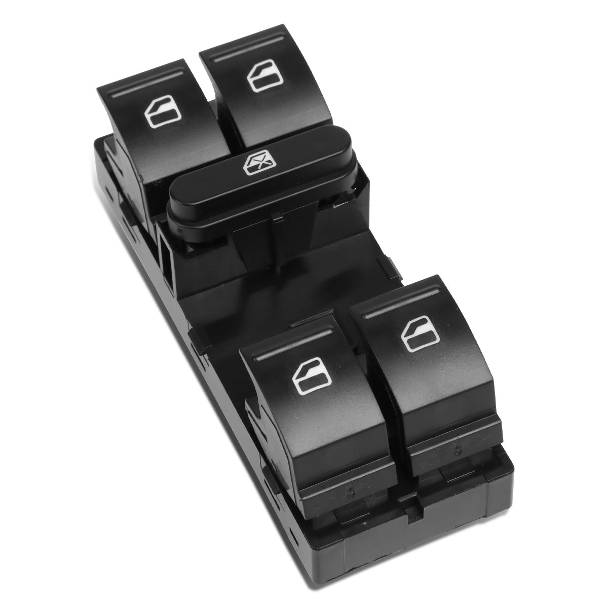 INTERRUPTOR ELEVADOR ELECTRICO 09-17 VOLSKWAGEN CC, VOLKSWAGEN TIGUAN / 10-13 VOLKSWAGEN GOLF / 07-13 VOLKSWAGEN GTI / 05-17 VOLKSWAGEN JETTA / 06-17 VOLKSWAGEN PASSAT / 06-09 VOLKSWAGEN RABBIT - DRIVER SIDE - BLACK