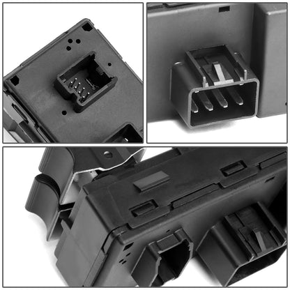 INTERRUPTOR ELEVADOR ELECTRICO 08-11 CHEVY HHR / 07-13 CHEVY SILVERADO 1500, GMC SIERRA 1500 / 07-14 CHEVY SILVERADO 2500, 3500, GMC SIERRA 2500, 3500 - FITS 2-DR MODELS - DRIVER SIDE - BLACK