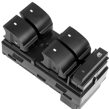 INTERRUPTOR ELEVADOR ELECTRICO 08-11 CHEVY HHR / 07-13 CHEVY SILVERADO 1500, GMC SIERRA 1500 / 07-14 CHEVY SILVERADO 2500, 3500, GMC SIERRA 2500, 3500 - FITS 4-DR MODELS - DRIVER SIDE - BLACK