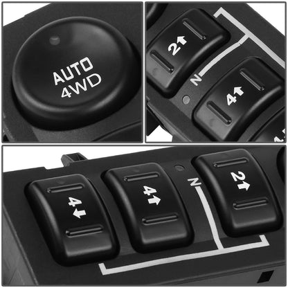 INTERRUPTOR ELEVADOR ELECTRICO 4X4 CONTROL SWITCH - 03-06 CADILLAC ESCALADE, ESV, EXT, CHEVY AVALANCHE 1500, AVALANCHE 2500, CHEVY SILVERADO 1500, CHEVY SILVERADO 2500, CHEVY SUBURBAN 1500, SUBURBAN 2500, CHEVY TAHOE , GMC SIERRA 1500, SIERRA 2500, GMC
