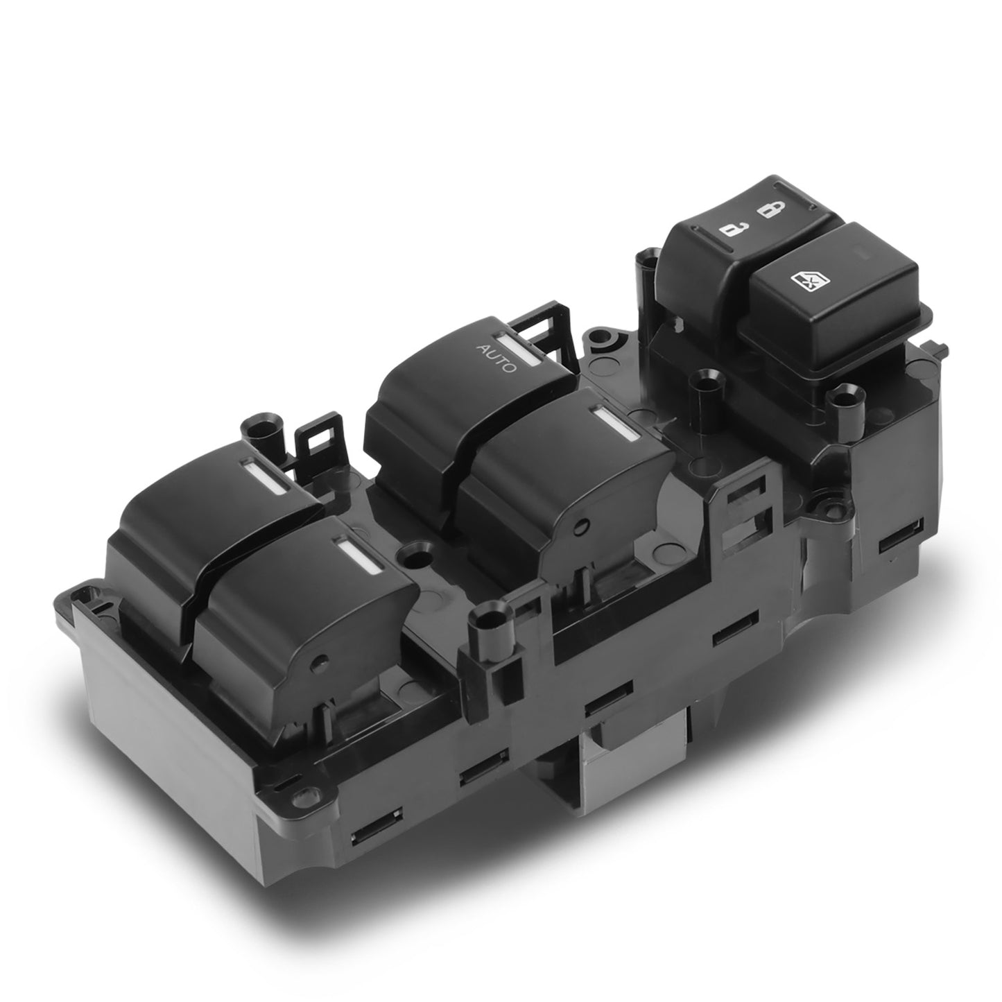 INTERRUPTOR ELEVADOR ELECTRICO 08-12 HONDA ACCORD 4-DR - FITS LX MODELS WITHOUT PREMIUM EQUIPMENT PACKAGE - DRIVER SIDE - BLACK