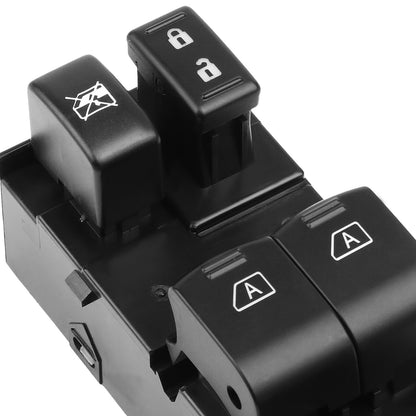 INTERRUPTOR ELEVADOR ELECTRICO 05-07 NISSAN ARMADA / 04-15 NISSAN TITAN CREW CAB - DRIVER SIDE - BLACK