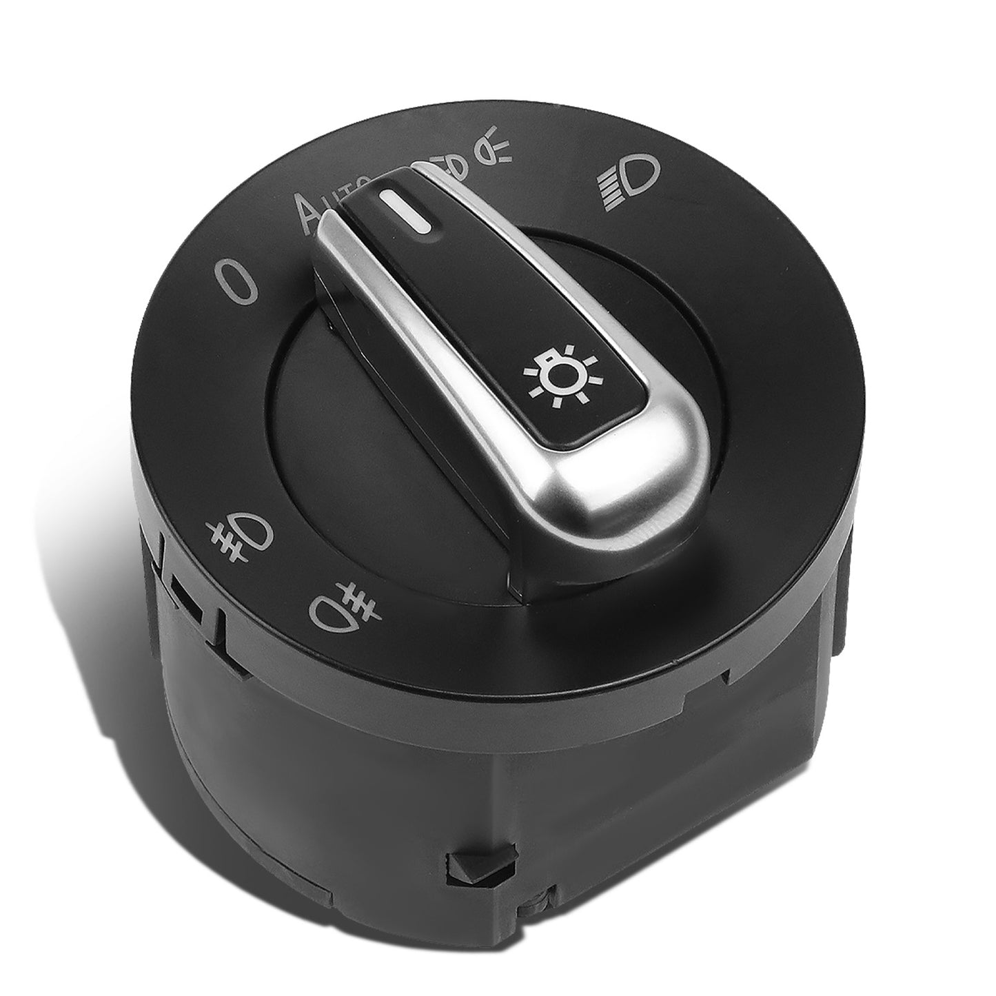 INTERRUPTOR ELEVADOR ELECTRICO HEADLIGHT CONTROL SWITCH - 11-15 VOLKSWAGEN JETTA - W/ AUTOMATIC HEADLIGHTS, W/ FRONT FOG LIGHTS, W/ REAR FOG LIGHT - BLACK