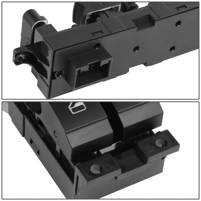 INTERRUPTOR ELEVADOR ELECTRICO 2005 VOLKSWAGEN BORA / 11-15 VOLKSWAGEN CLASICO / 2010 VOLKSWAGEN GLI / 99-10 VOLKSWAGEN JETTA / 07-09 VOLKSWAGEN JETTA CITY / 99-05 VOLKSWAGEN PASSAT - FITS 4-DR MODELS - DRIVER SIDE - BLACK