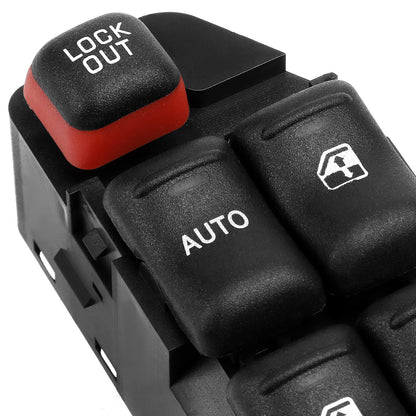 INTERRUPTOR ELEVADOR ELECTRICO 04-05 CHEVY CLASSIC / 97-03 CHEVY MALIBU / 97-99 OLDSMOBILE CUTLASS - FITS SEDAN MODELS ONLY - DRIVER SIDE - BLACK