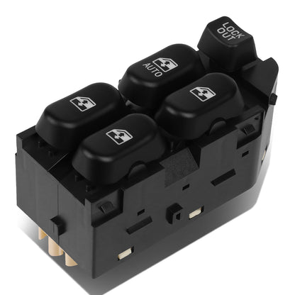 INTERRUPTOR ELEVADOR ELECTRICO 95-99 CHEVY CAVALIER / 95-01 CHEVY LUMINA - FITS SEDAN MODELS ONLY - DRIVER SIDE - BLACK