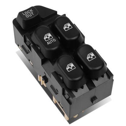 INTERRUPTOR ELEVADOR ELECTRICO 95-99 CHEVY CAVALIER / 95-01 CHEVY LUMINA - FITS SEDAN MODELS ONLY - DRIVER SIDE - BLACK