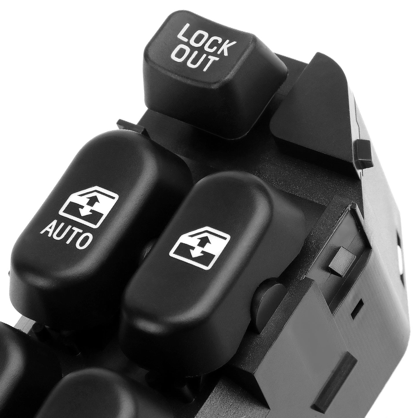 INTERRUPTOR ELEVADOR ELECTRICO 95-99 CHEVY CAVALIER / 95-01 CHEVY LUMINA - FITS SEDAN MODELS ONLY - DRIVER SIDE - BLACK