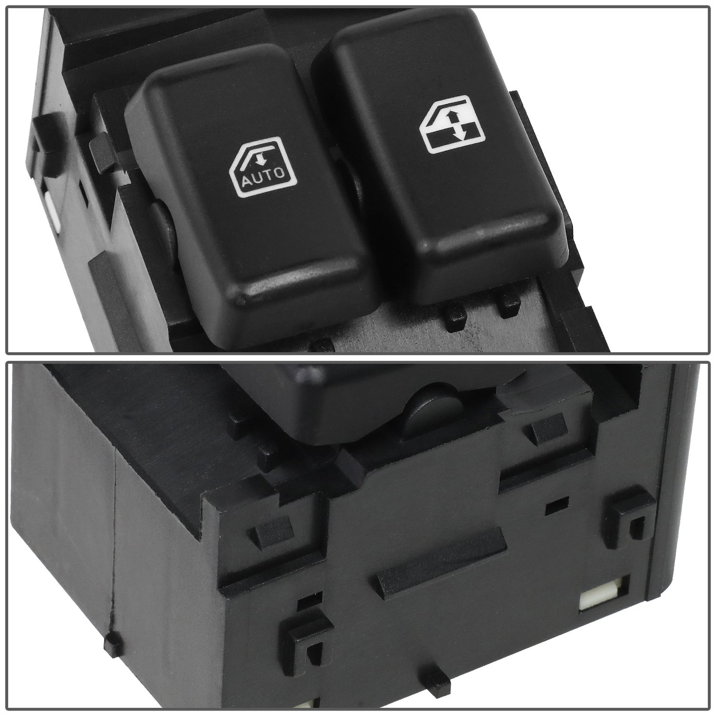 INTERRUPTOR ELEVADOR ELECTRICO 96-00 CHEVY EXPRESS 1500, 2500, 3500, GMC SAVANA 1500, 2500, 3500 - DRIVER SIDE - BLACK