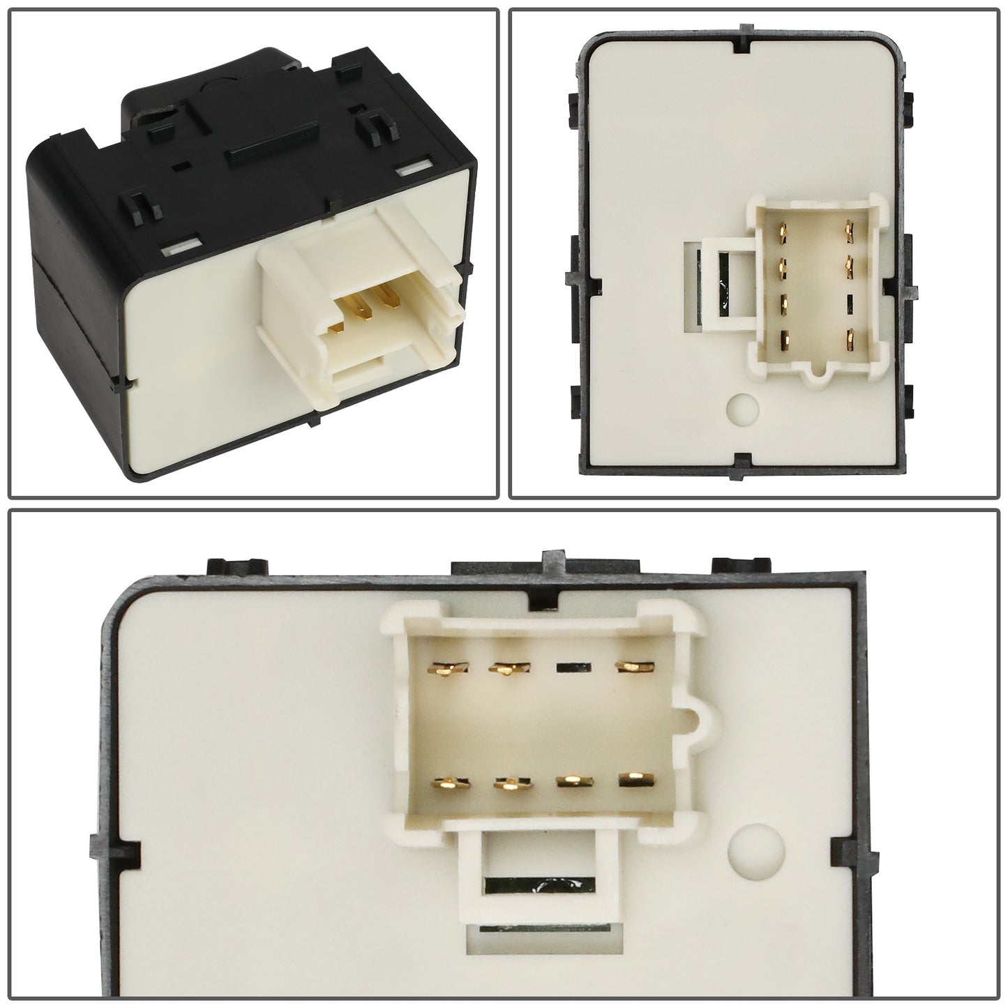 INTERRUPTOR ELEVADOR ELECTRICO 96-00 CHEVY EXPRESS 1500, 2500, 3500, GMC SAVANA 1500, 2500, 3500 - DRIVER SIDE - BLACK