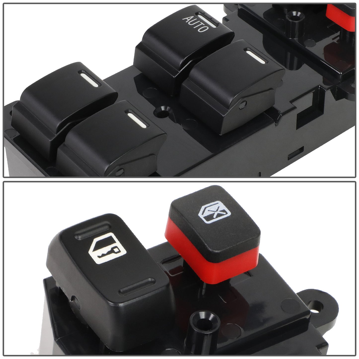 INTERRUPTOR ELEVADOR ELECTRICO 07-09 HONDA CR-V - DRIVER SIDE - BLACK