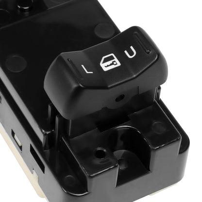 INTERRUPTOR ELEVADOR ELECTRICO 04-12 CHEVY COLORADO, GMC CANYON / 06-10 HUMMER H3 / 09-10 HUMMER H3T / 2006 ISUZU I-280, I-350 / 07-08 ISUZU I-290, I-370 - PASSENGER SIDE - BLACK