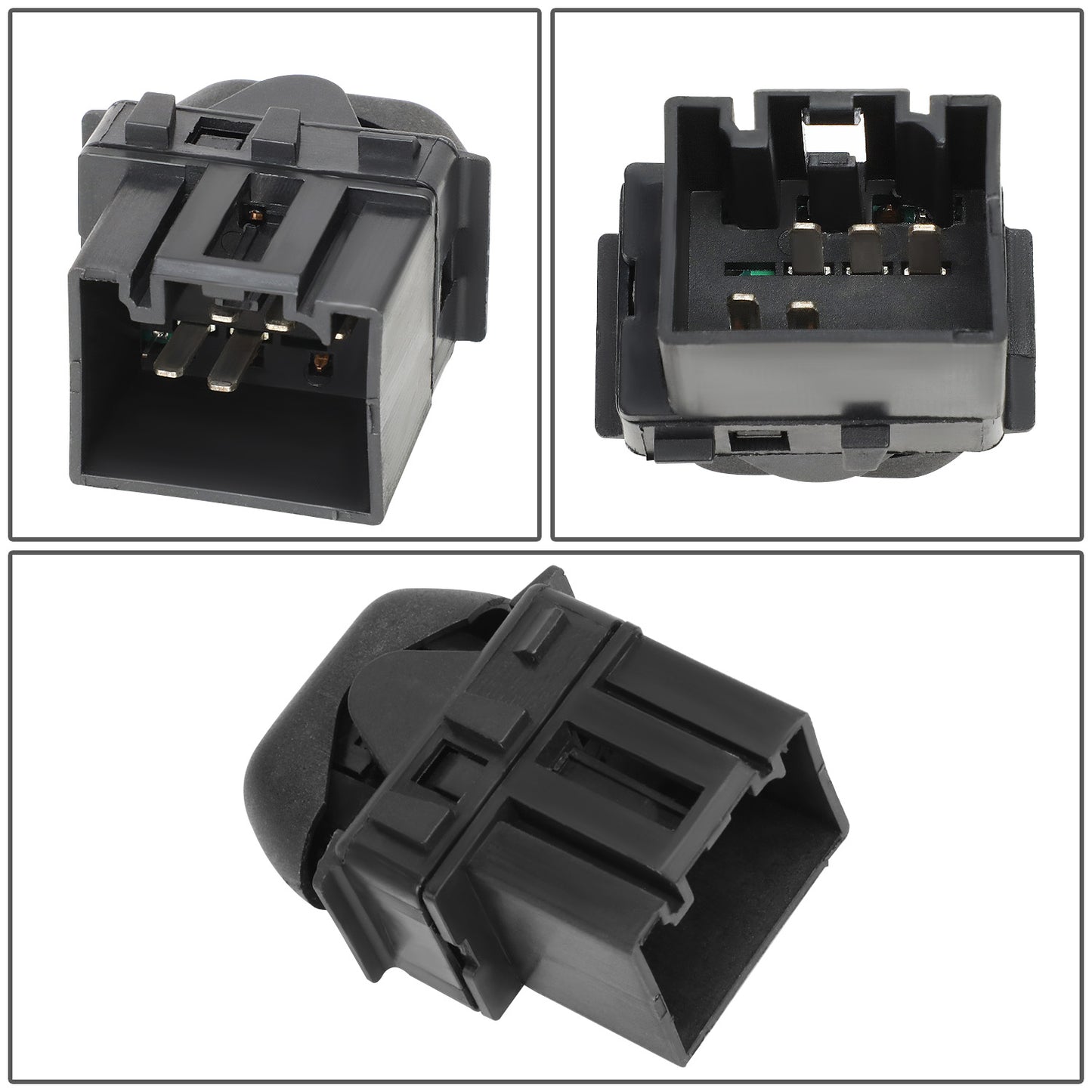 INTERRUPTOR ELEVADOR ELECTRICO 03-08 FORD CROWN VICTORIA / 03-06 FORD EXPEDITION / 04-08 FORD F-150 / 06-08 LINCOLN MARK LT / 07-08 MERCURY GRAND MARQUIS - REAR SIDE - BLACK
