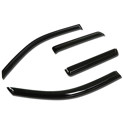PROTECTOR DE VENTANA WINDOW VISORS - 02-09 GMC ENVOY / 03-08 ISUZU ASCENDER  / 04-07 BUICK RAINIER / 02-04 OLDSMOBILE BRAVADA - 4PCS - DOES NOT FIT XL MODELS - 5 PASSENGER MODELS ONLY - DARK SMOKE