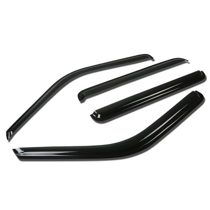 PROTECTOR DE VENTANA WINDOW VISORS - 95-99 GMC YUKON/ 92-99 CHEVY SUBURBAN/ 92-2000 CHEVY PICKUP/ 92-97 K3500 SIERRA - 4PCS - CREW CAB -  DARK SMOKE