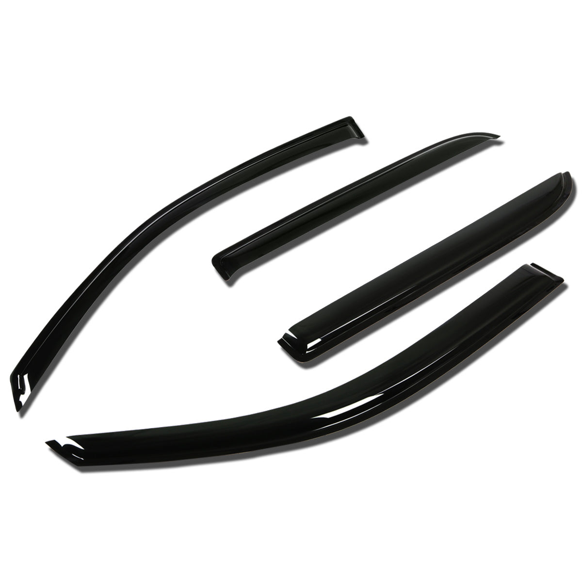 PROTECTOR DE VENTANA WINDOW VISORS - 02-06 GMC ENVOY, CHEVY TRAILBLAZE / 03-08 ISUZU ASCENDER - 4PCS - FITS 7 PASSENGER MODEL ONLY - DARK SMOKE