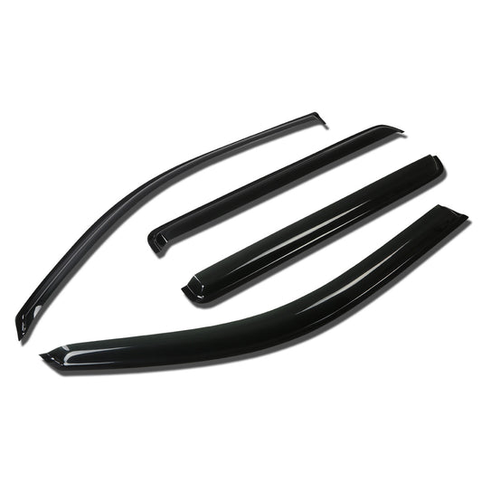 PROTECTOR DE VENTANA WINDOW VISORS - 02-06 CHEVY TRAILBLAZER EXT / 02-06 GMC ENVOY XL / 03-08 ISUZU ASCENDER - 4PCS - DARK SMOKE
