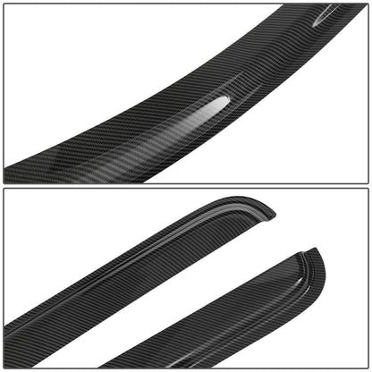 PROTECTOR DE VENTANA WINDOW VISORS - 04-09 DODGE DURANGO - CARBON FIBER PATTERN STYLING - 4PCS - BLACK