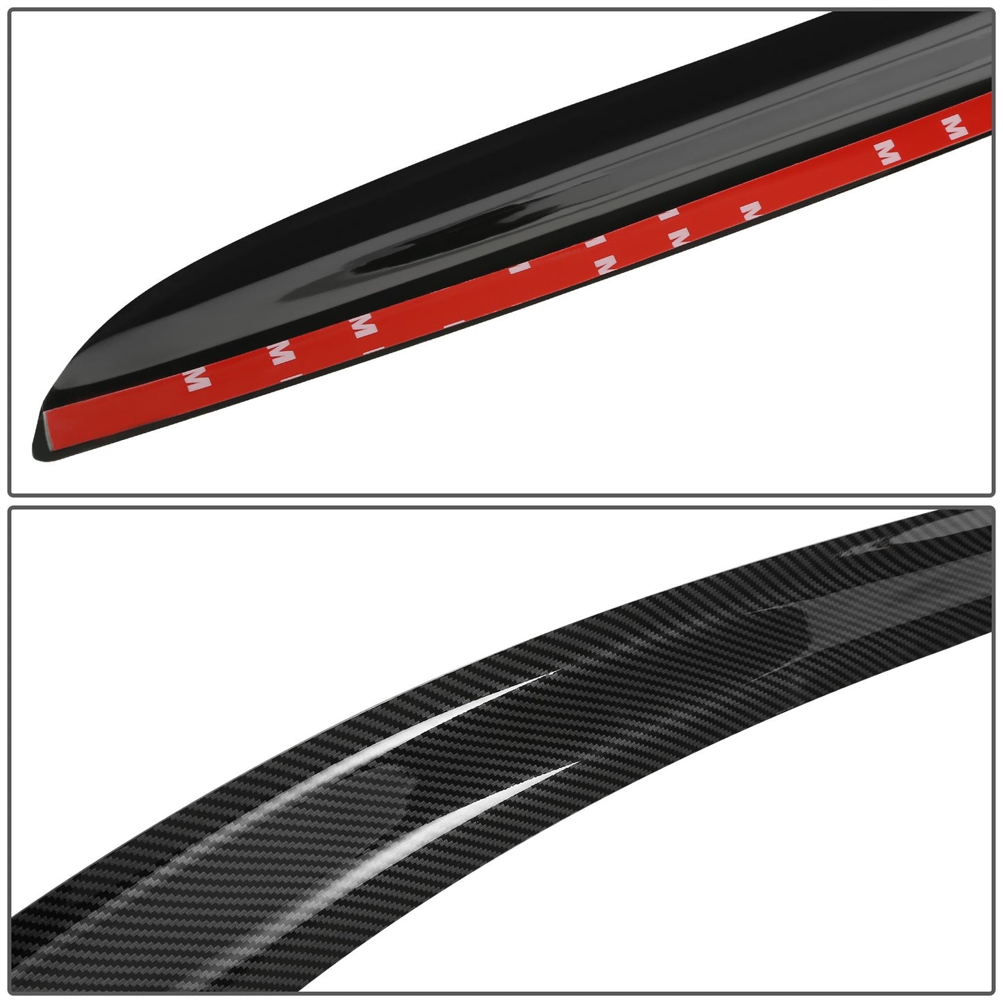 PROTECTOR DE VENTANA WINDOW VISORS - 02-08 DODGE RAM 1500 / 03-09 DODGE RAM 2500 / 03-09 DODGE RAM 3500 - FITS CREW CAB MODELS - CARBON FIBER PATTERN STYLING - 4PCS - BLACK