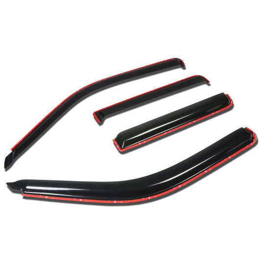 PROTECTOR DE VENTANA WINDOW VISORS - 91-01 FORD EXPLORER / 97-01 MERCURY MOUNTAINEER - 4PCS - DARK SMOKE
