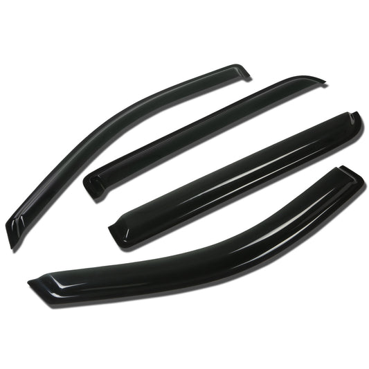 PROTECTOR DE VENTANA WINDOW VISORS - 04-08 FORD F-150 - 4PCS - CREW CAB - DARK SMOKE